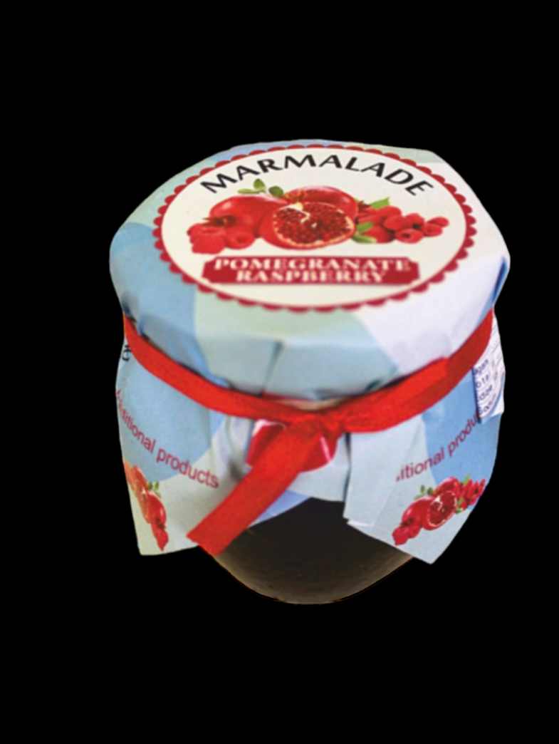Granaatappel en framboos marmelade 250 gr