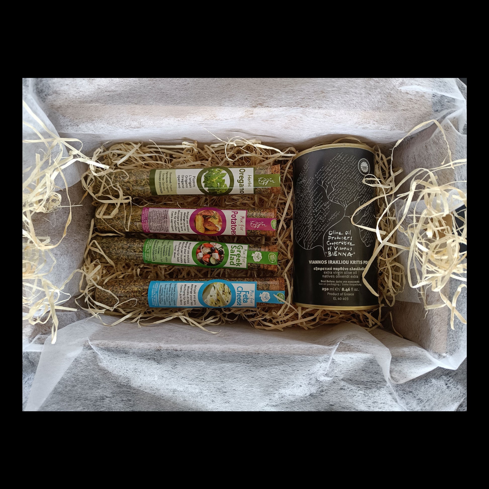 Cadeaubox kruiden en olijfolie