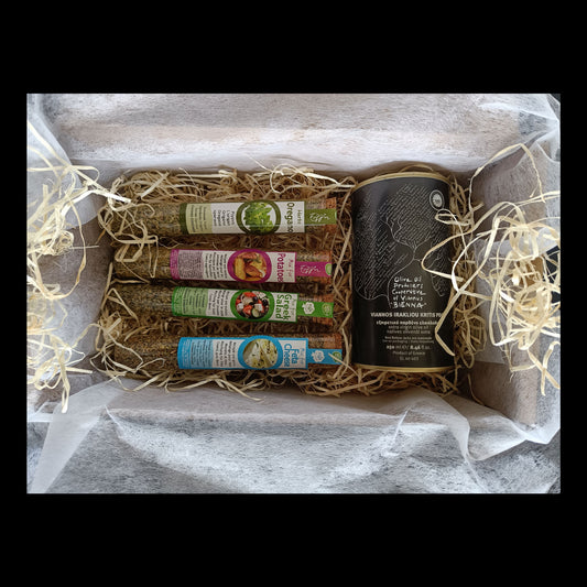 Cadeaubox kruiden en olijfolie